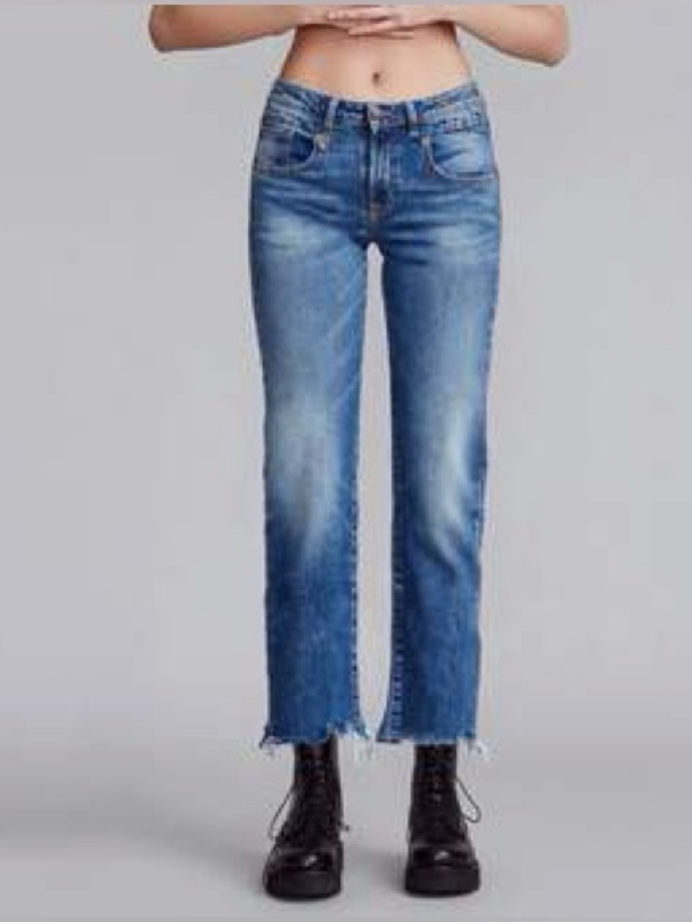 R13 Boy Straight Jeans Jasper Stretch Size 28